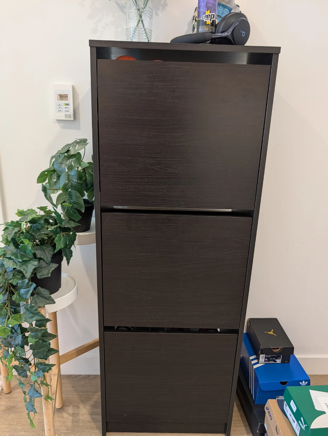 Black 3-Tier Shoe Cabinet- ikea - photo 3