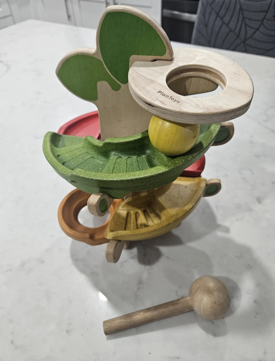PlanToys Wooden Marble Run Toy - photo 2