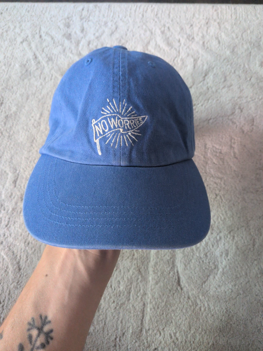 Roots Blue Baseball Cap