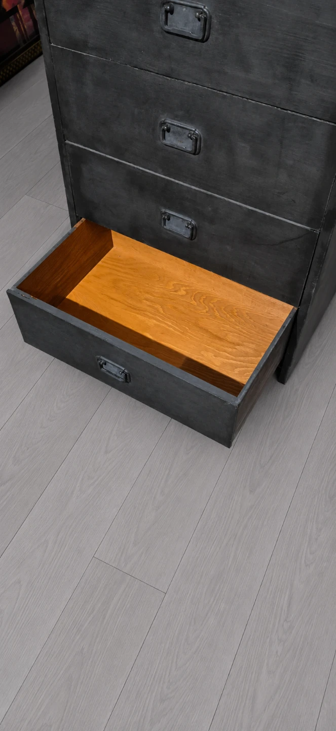 5-Drawer Chest of Drawers - Dark Grey - photo 2