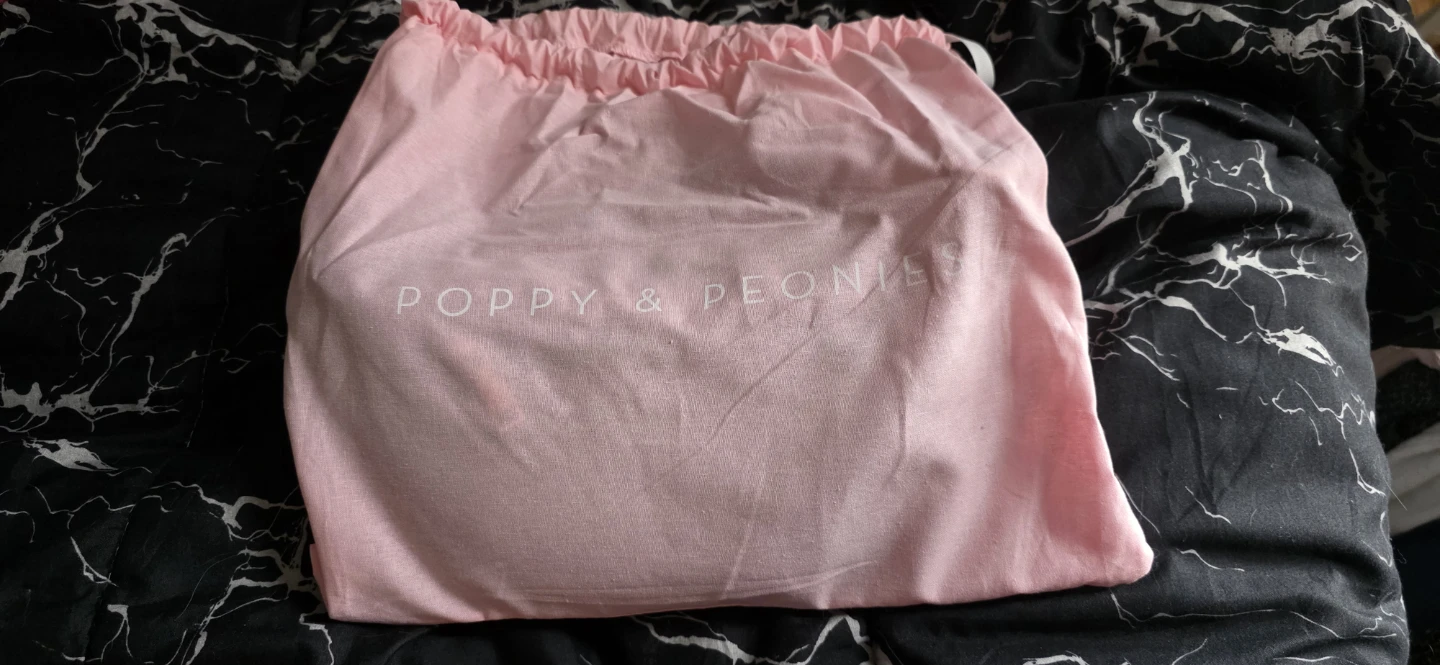 Poppy & Peonies Brown Leather Fanny Pack - photo 3