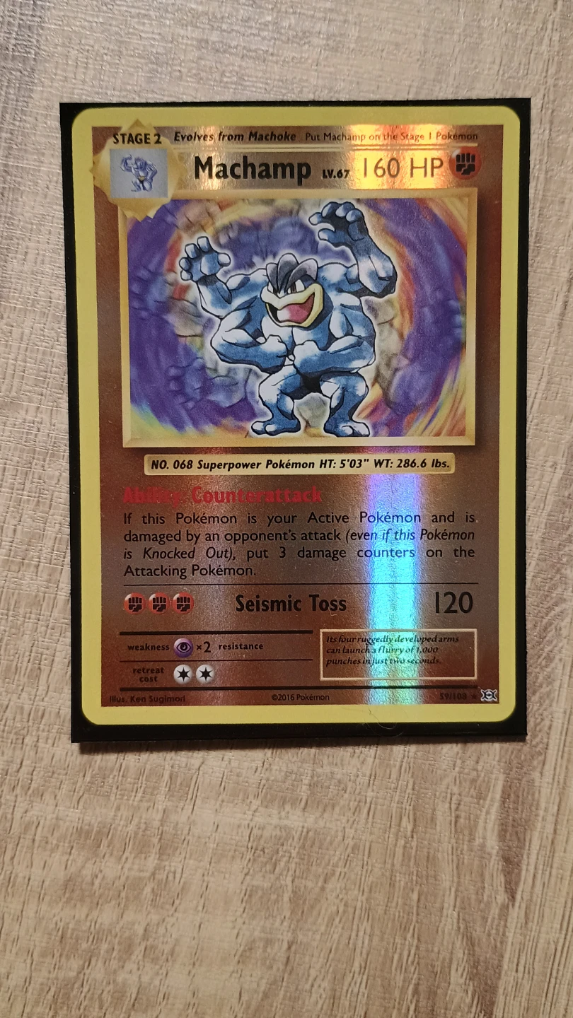 Machamp Pokemon Card