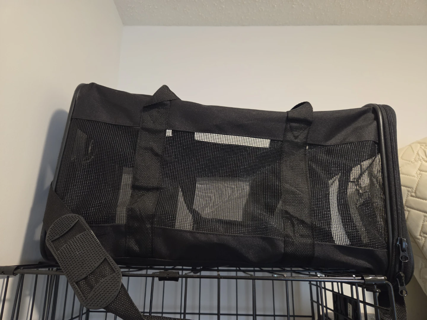 Black Pet Carrier Bag