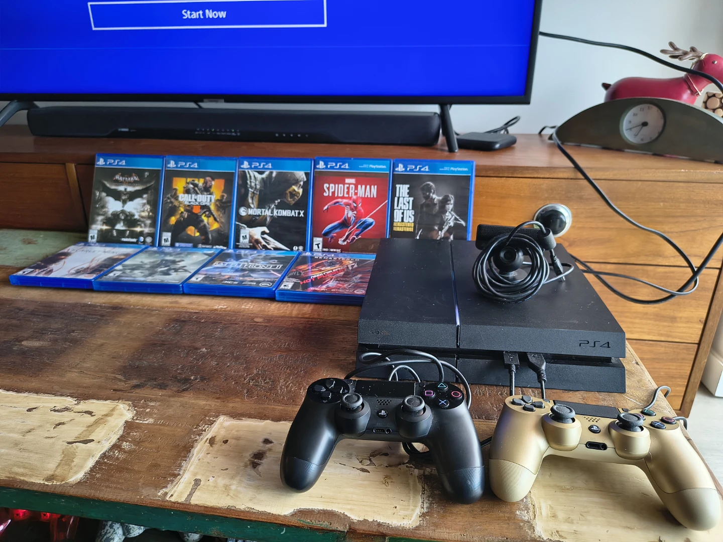 Sony PlayStation 4 Bundle, 2 Controllers, 10 Games, Camera 500Gb - photo 2