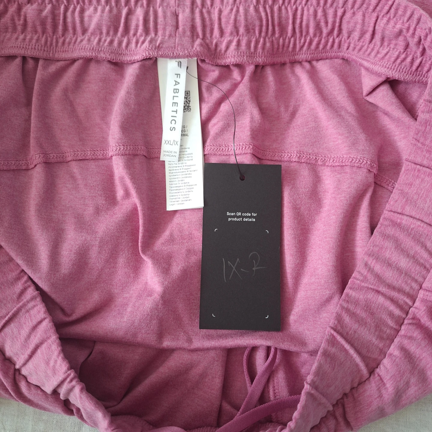 Fabletics Pink Jogger Pants XXL