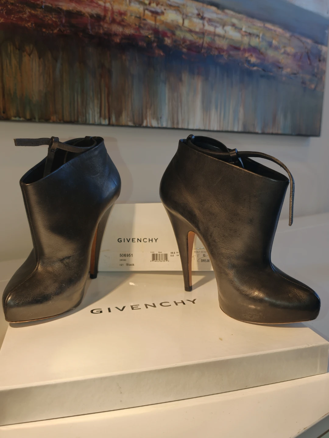 Givenchy Leather Ankle Boots