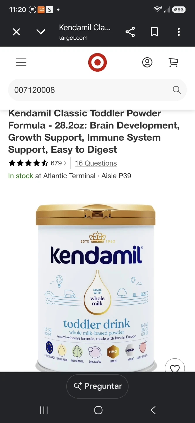 Kendamil Classic Toddler Powder Formula - 28.2oz