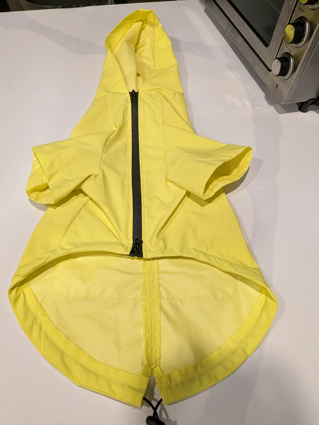 Beautiful Yellow Dog Raincoat with Hood 🌧️🐕