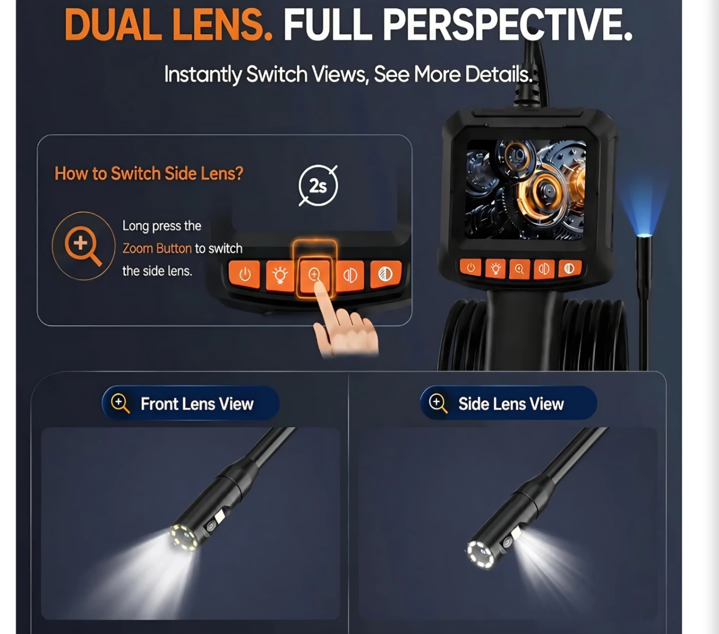 HD Industrial Endoscope with 1m/39.4 Inch Cable - photo 5