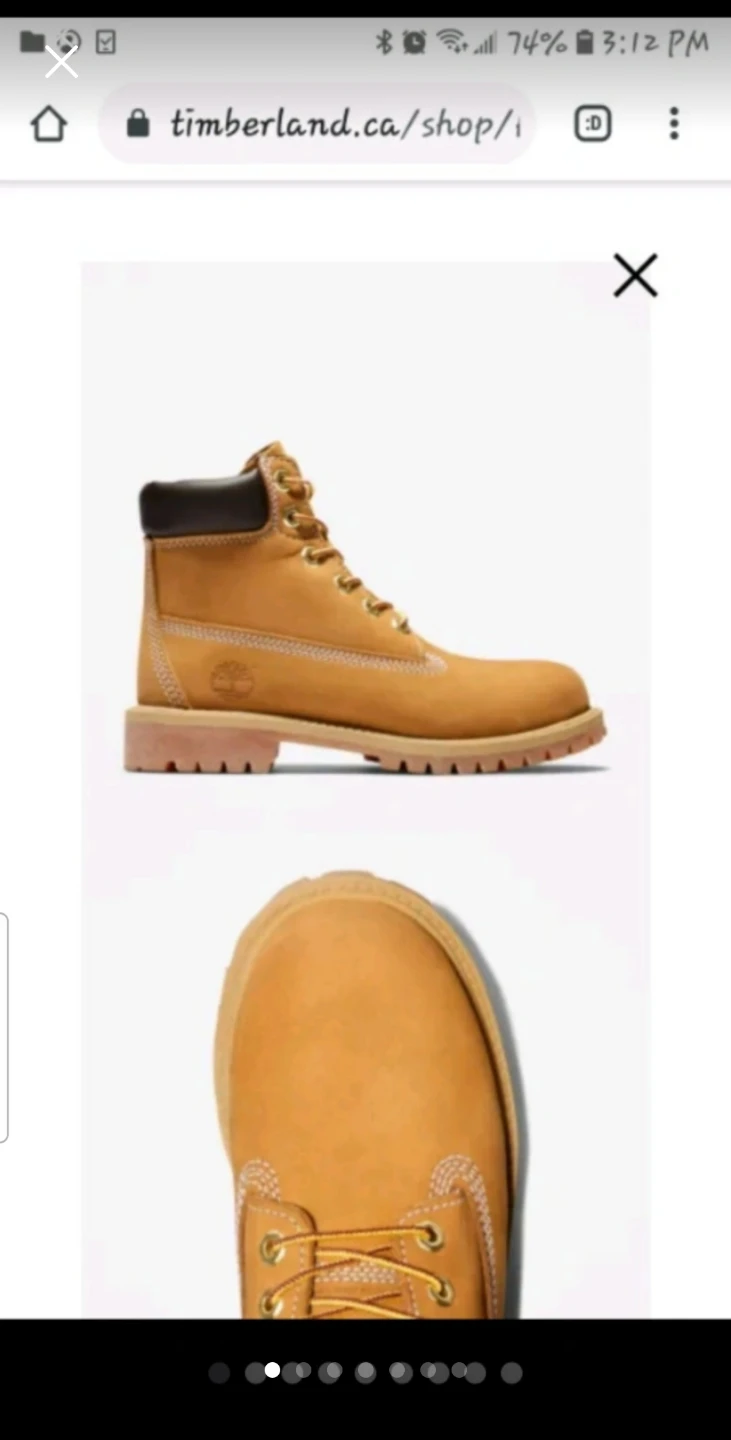 Timberland Premium 6 in waterproof boots