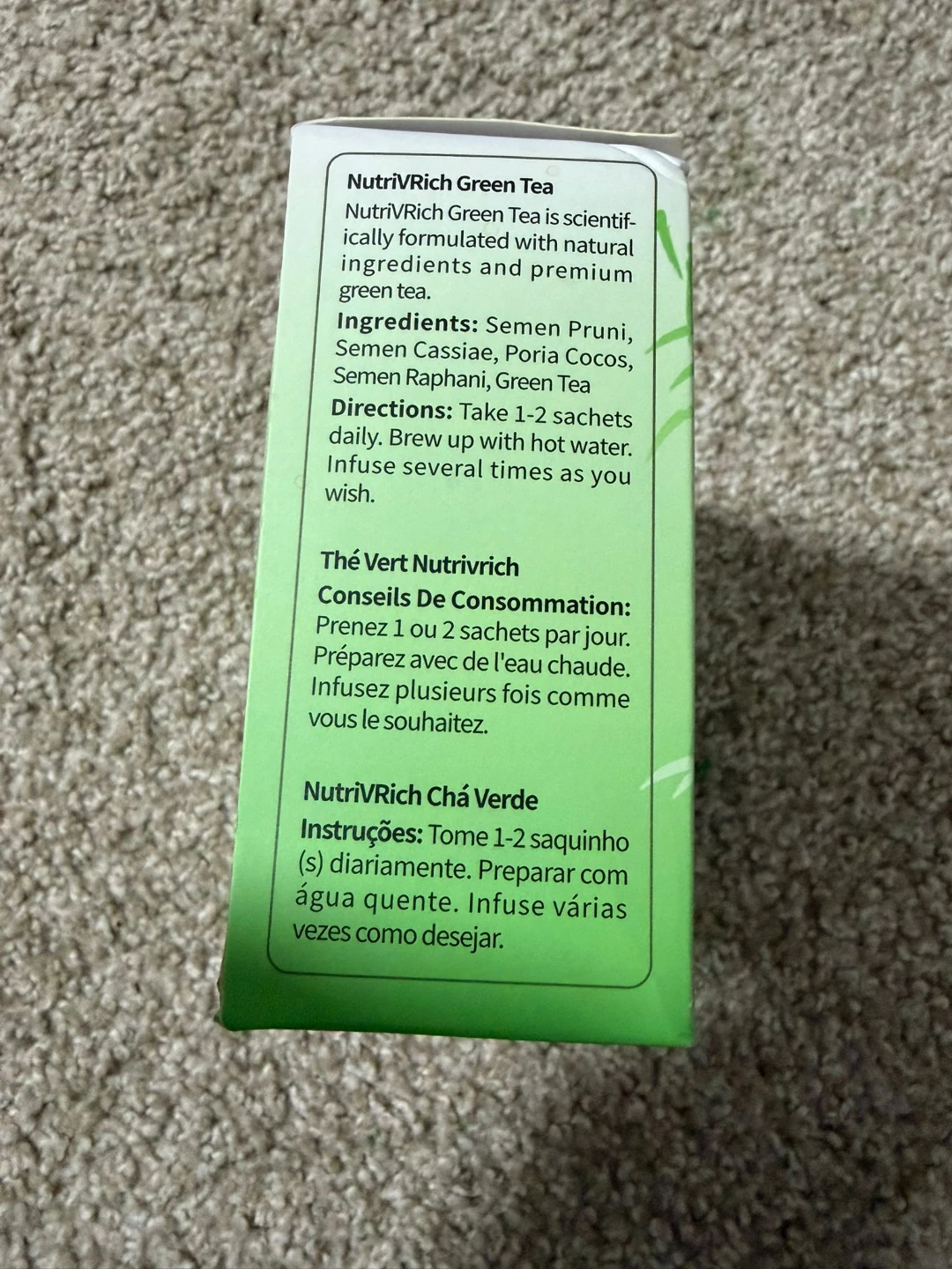 Longrich NutriVRich Green Tea + Brown Tea - photo 5
