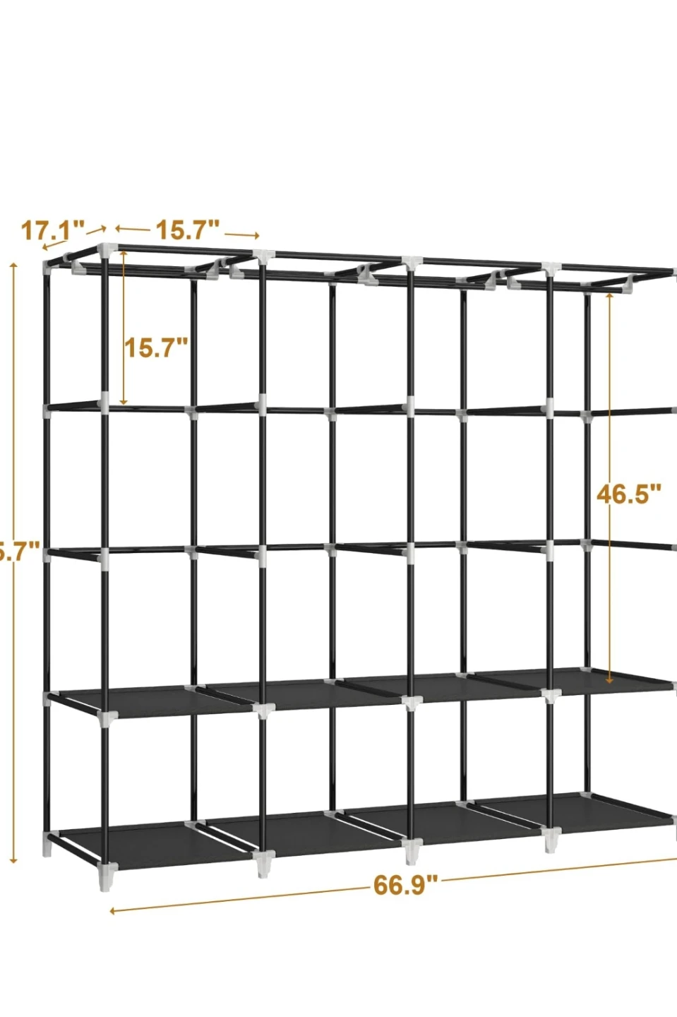 Portable Wardrobe Storage Organizer - photo 2