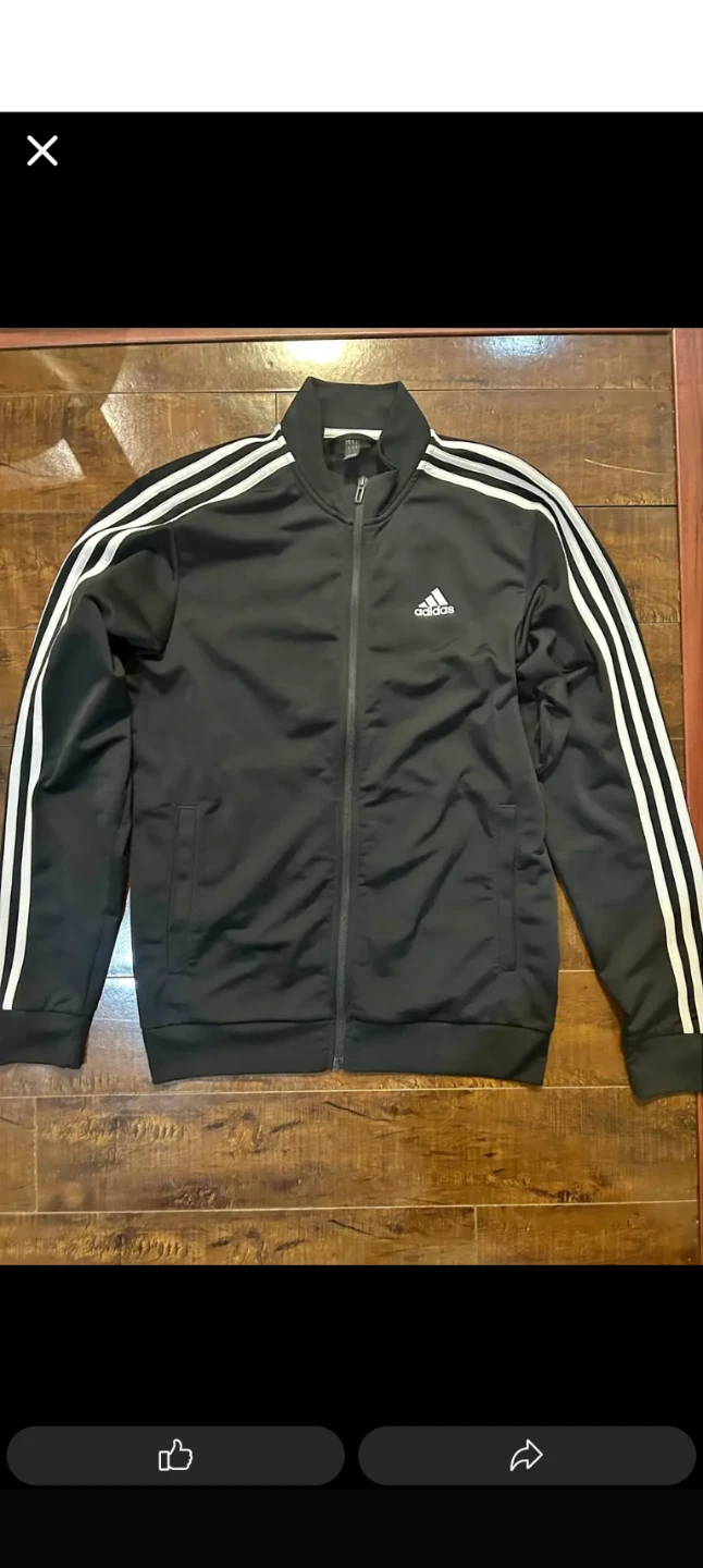 Adidas Black Track Jacket