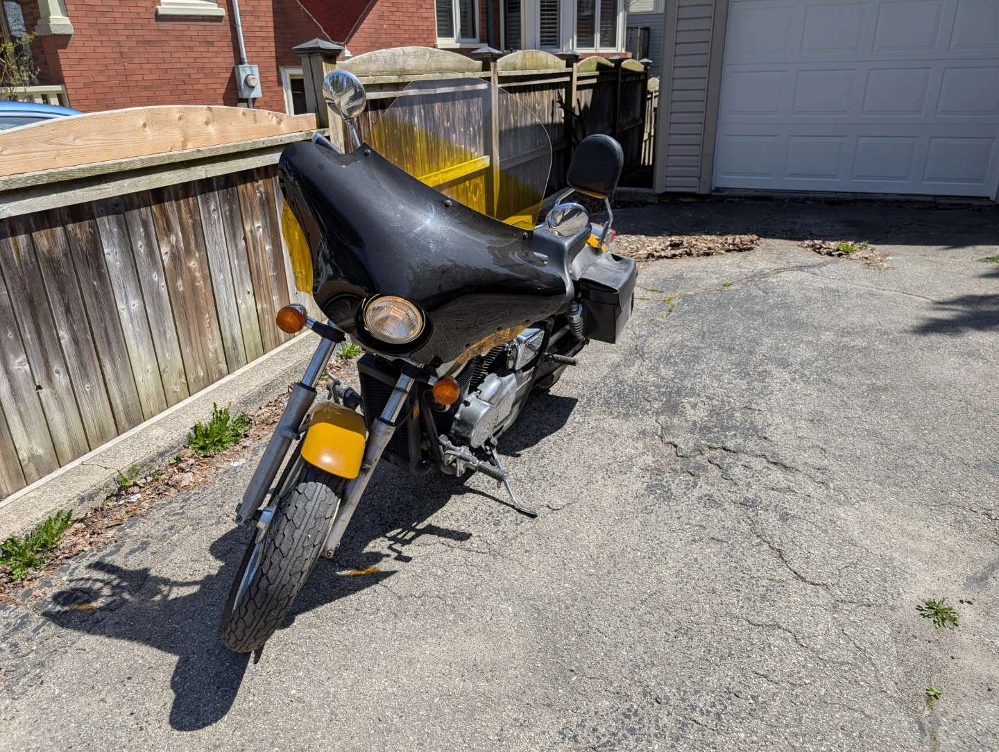 2003 Honda Shadow 750 ACE with batwing fairing/windscreen - photo 3