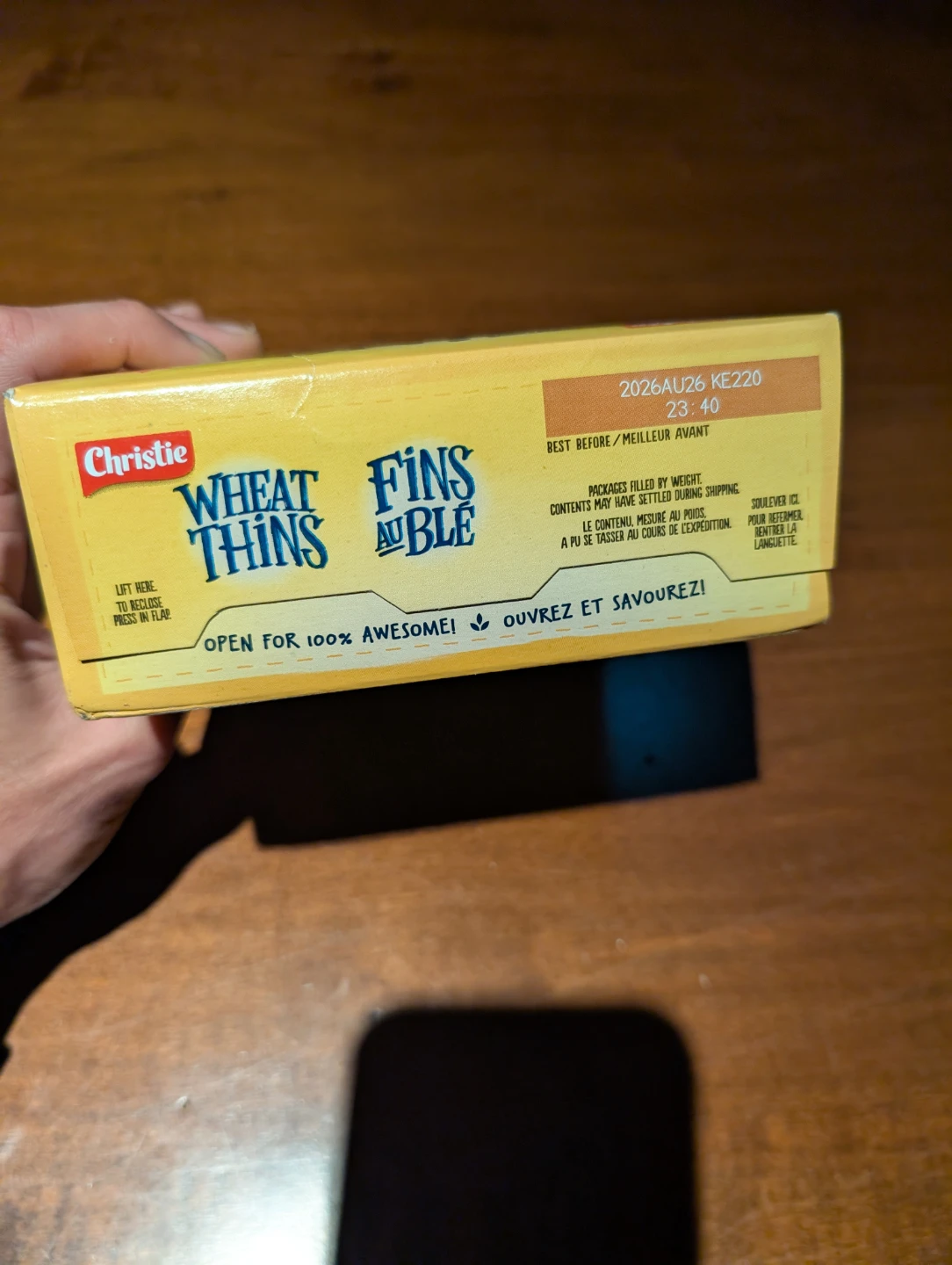 Christie Wheat Thins Crackers 180g - photo 2