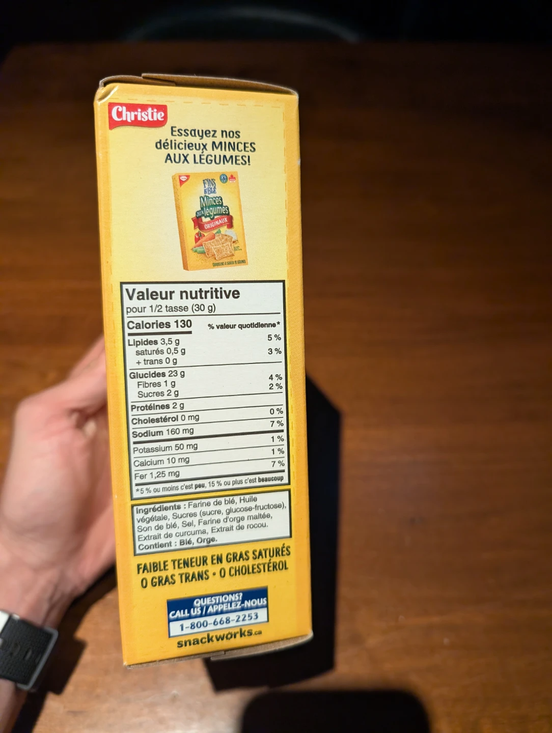 Christie Wheat Thins Crackers 180g - photo 3