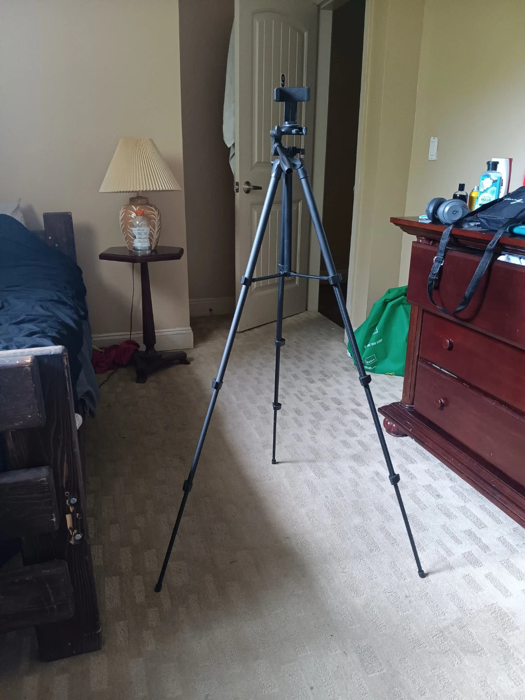 Black Tripod with Phone Mount - photo 2