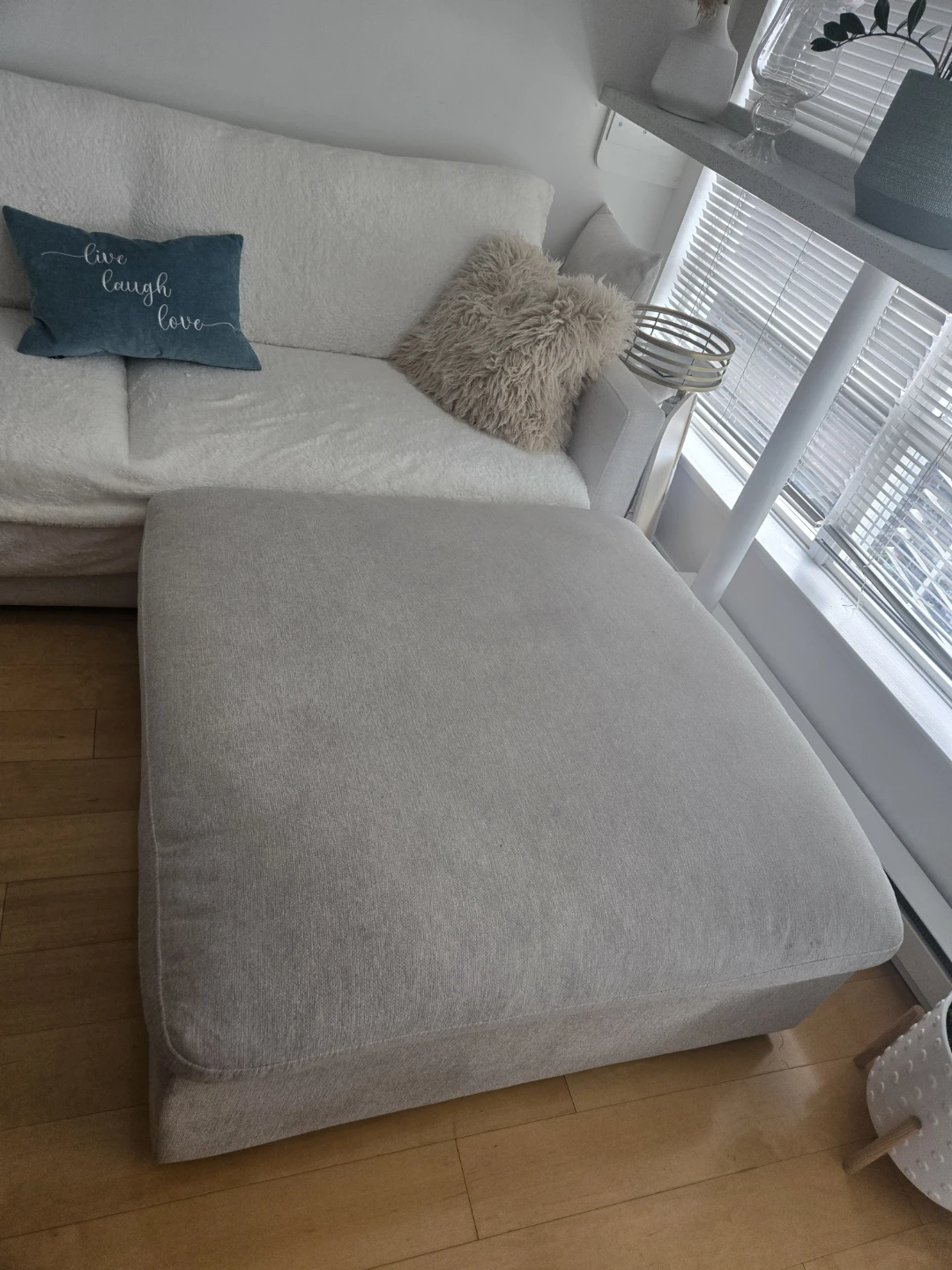 Beige Ottoman for Sale