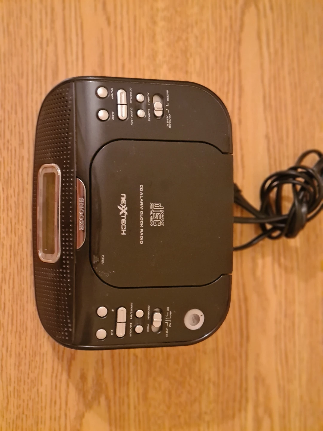 Nextech CD Alarm Clock Radio