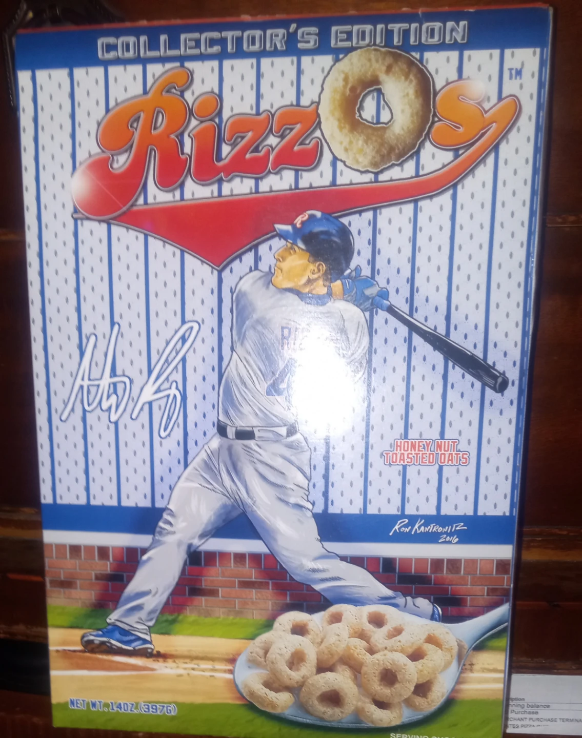 Anthony Rizzo Foundation Rizzo's Cereal Collector's Edition