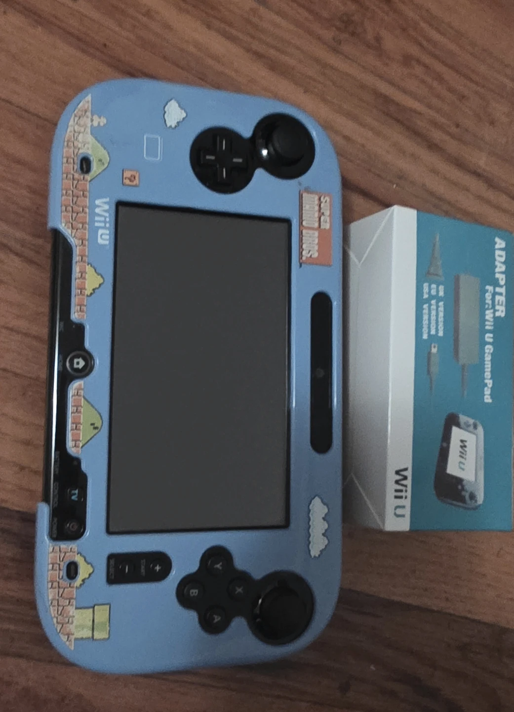 Nintendo Wii U GamePad with Super Mario Bros. Shell & Adapter