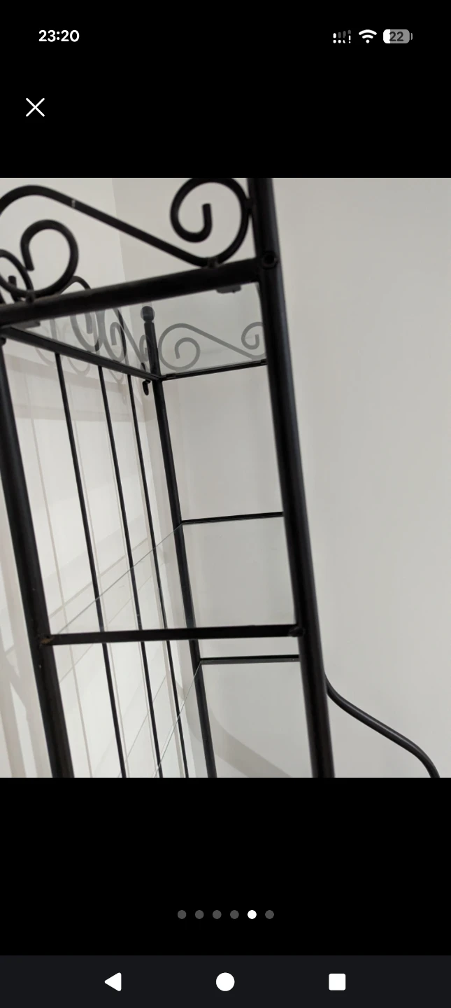 Metal and Glass Shelf Unit - photo 5