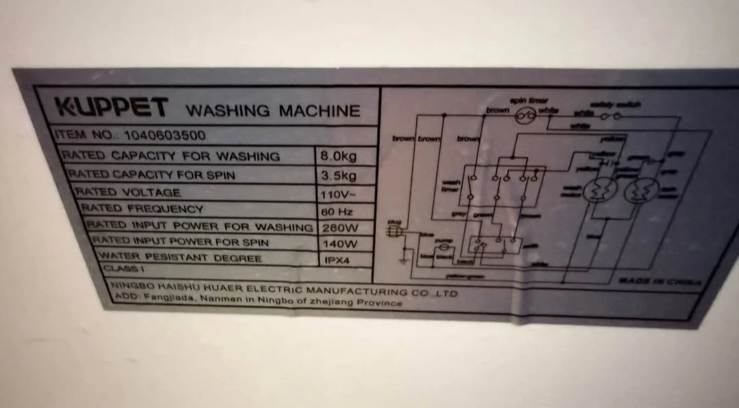 Kuppet Twin Tub Washing Machine - photo 4