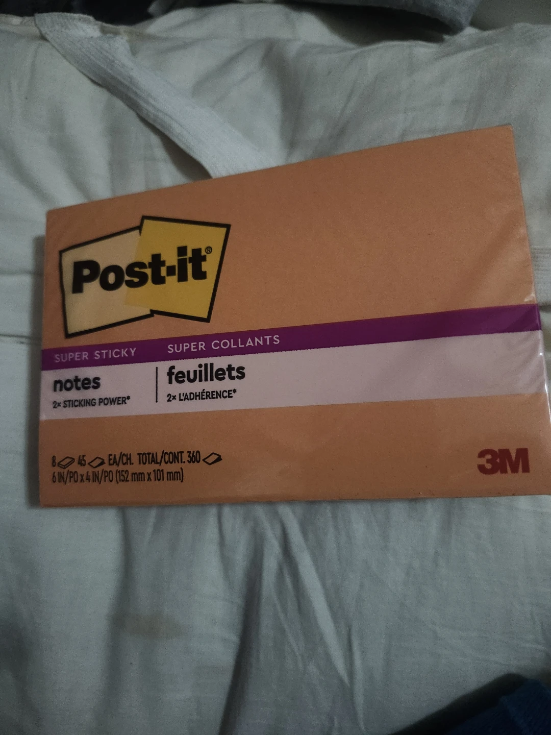 Post-it Super Sticky Notes 6" x 4"