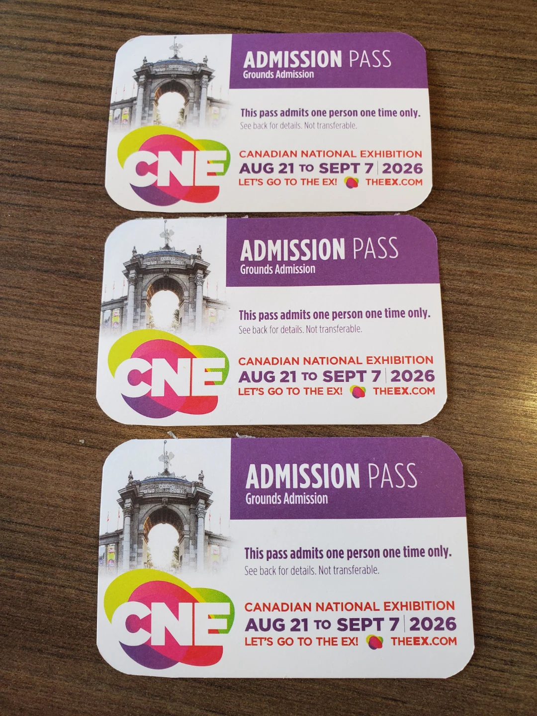 3 CNE PASSES