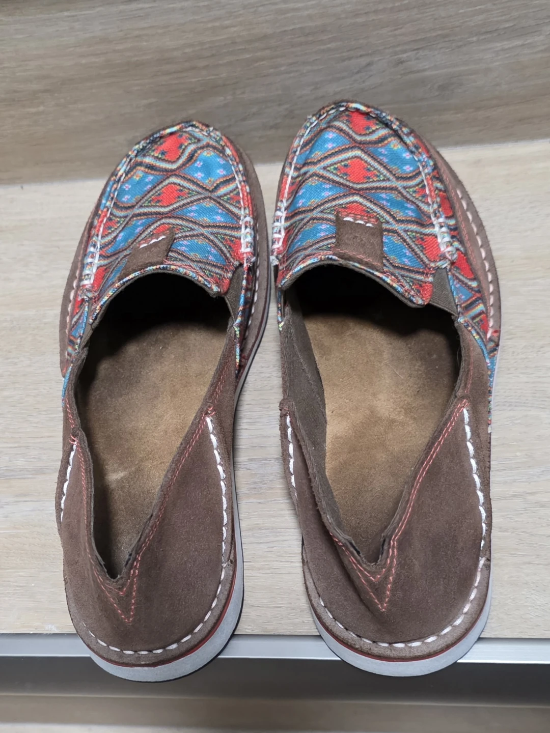 Ariat Cruiser Brown Loafers with Patterned Fabric - photo 4