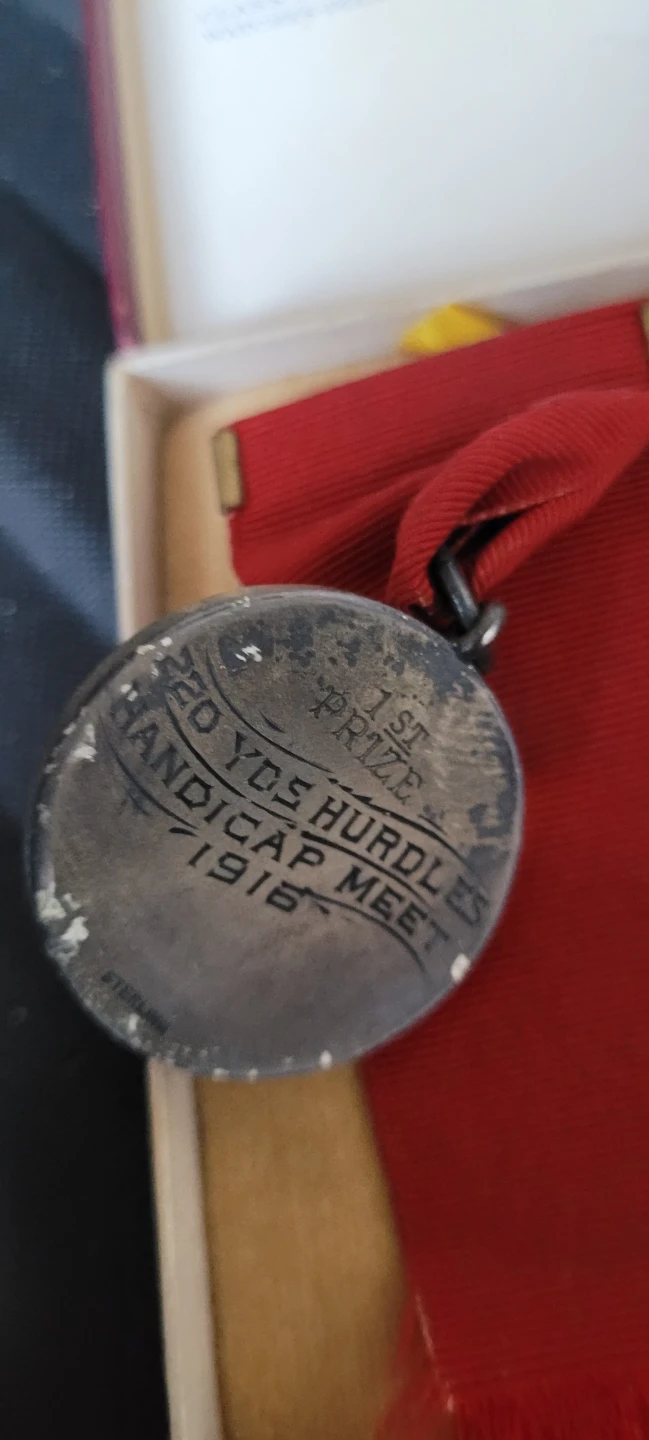 Harvard Athletic 1st Prize 1916 sterling - photo 2