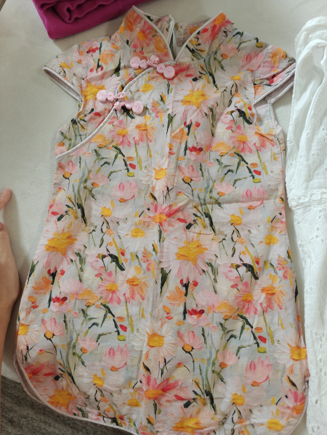 Girls Floral Dresses qi paos - photo 3