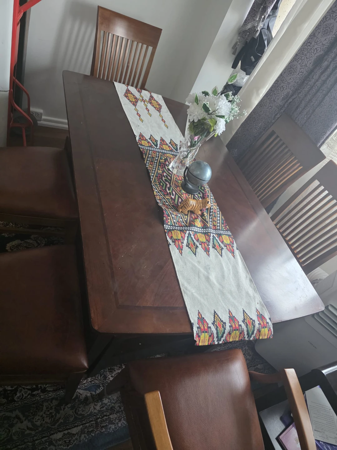 Dark Wood Dining Table - photo 2