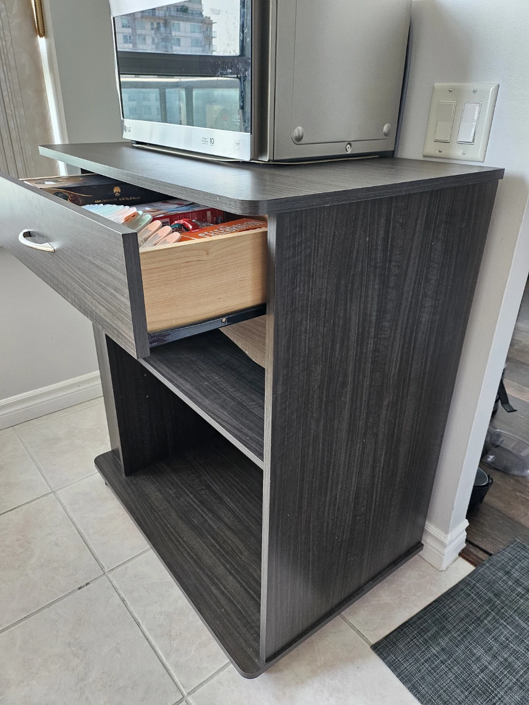 Rolling microwave table/stand - photo 2