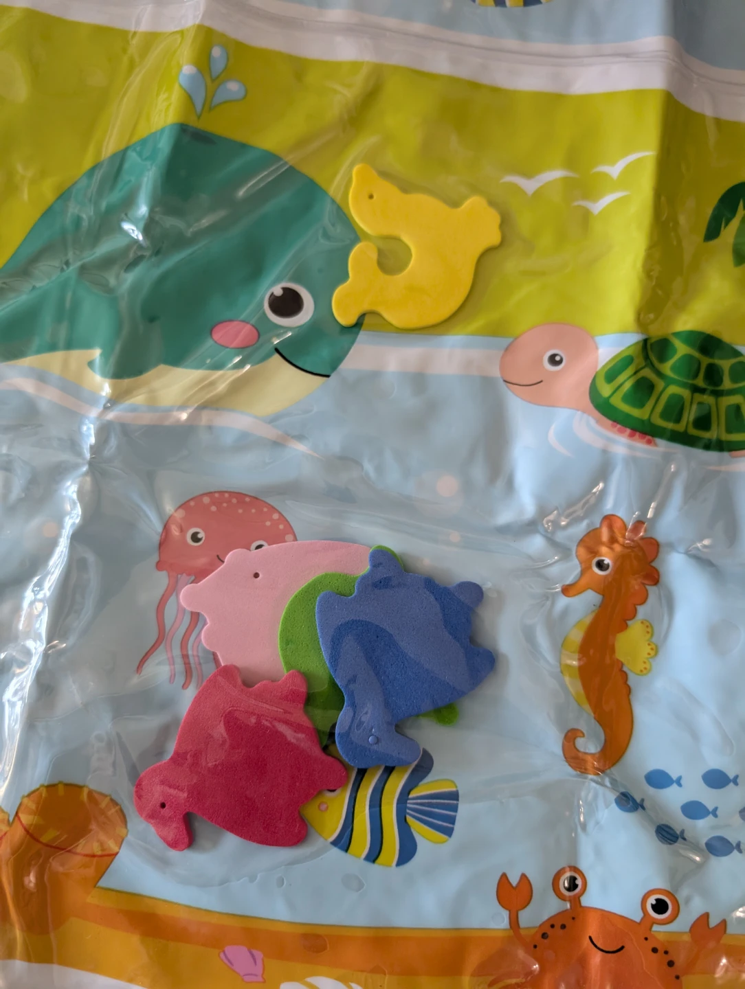 Inflatable Water Play Mat with Ocean Animals - photo 2