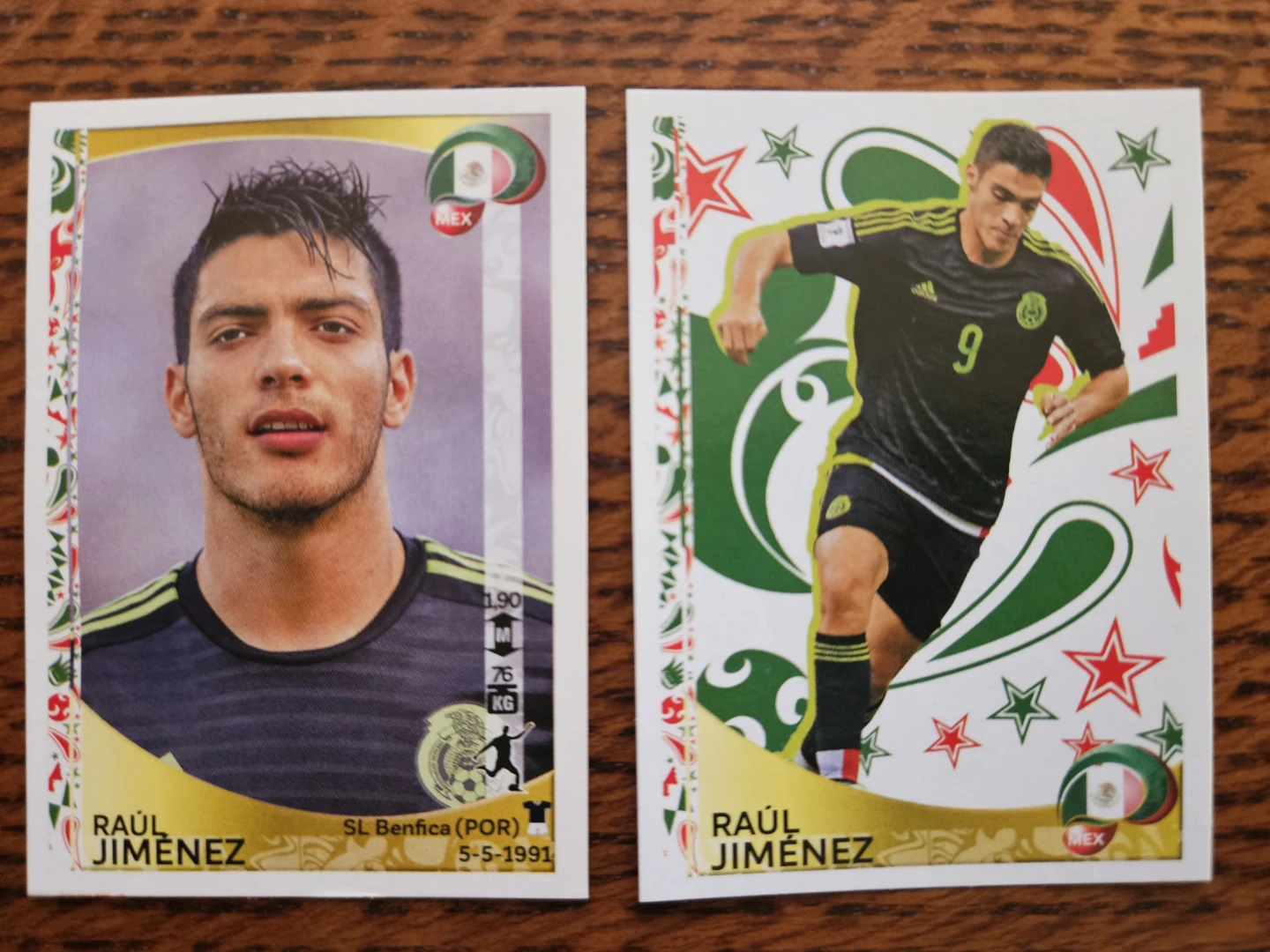 2 Panini Copa America Centenario USA 2016 Raul Jimenez Sticker