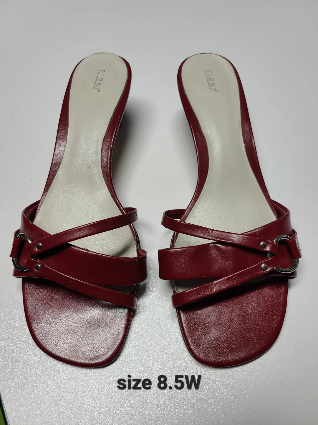 Women's Red Heeled Sandals - photo 2