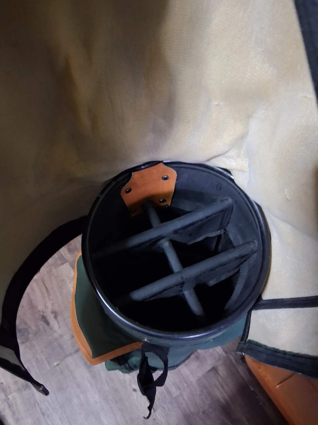 Spalding carrying golf Bag - leather/canvas - photo 4