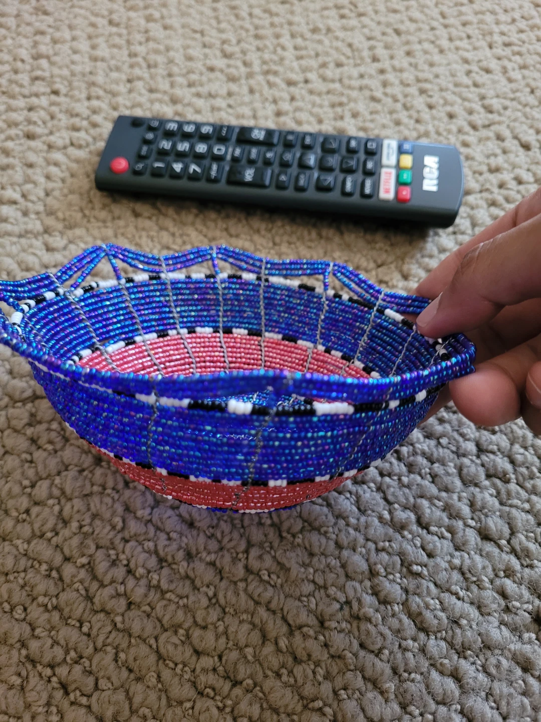 Beaded Decorative Bowl - photo 2