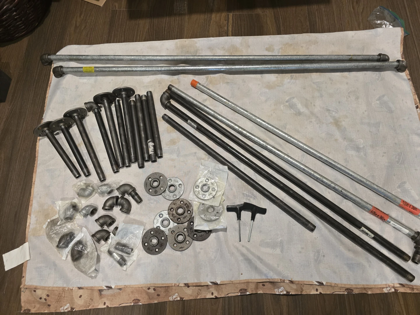 Galvanized pipes