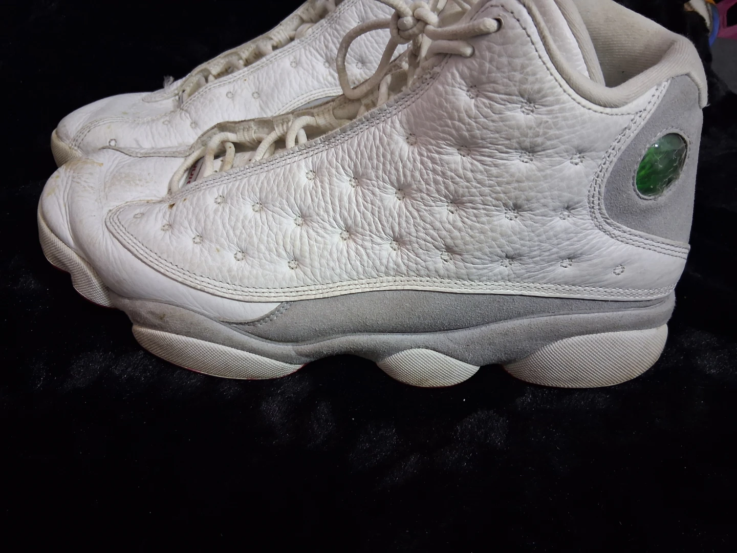Air Jordan 13 Retro White/Grey Sneakers - photo 2
