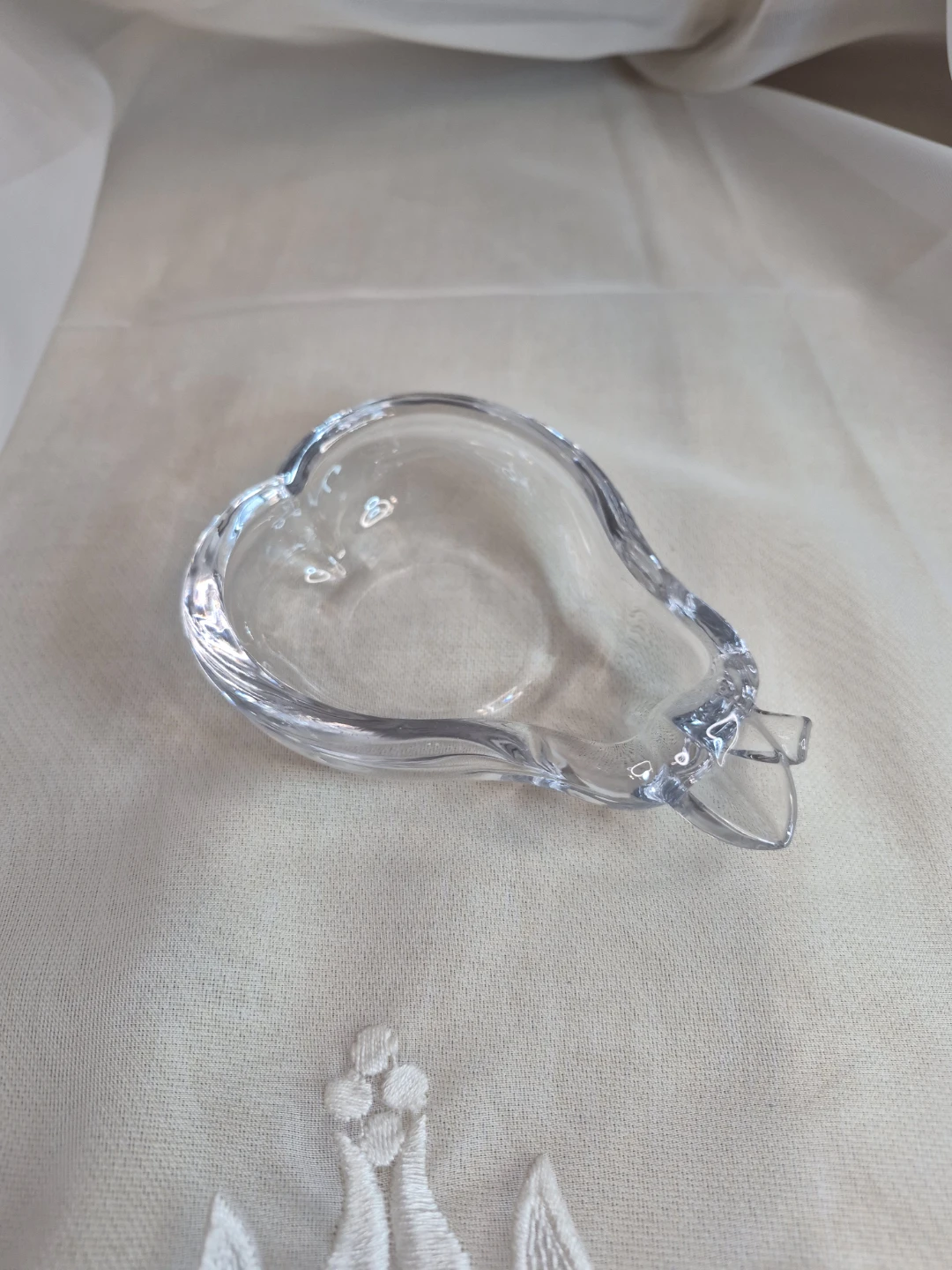 5" x 3 1/2" Crystal Pear Dish - photo 4