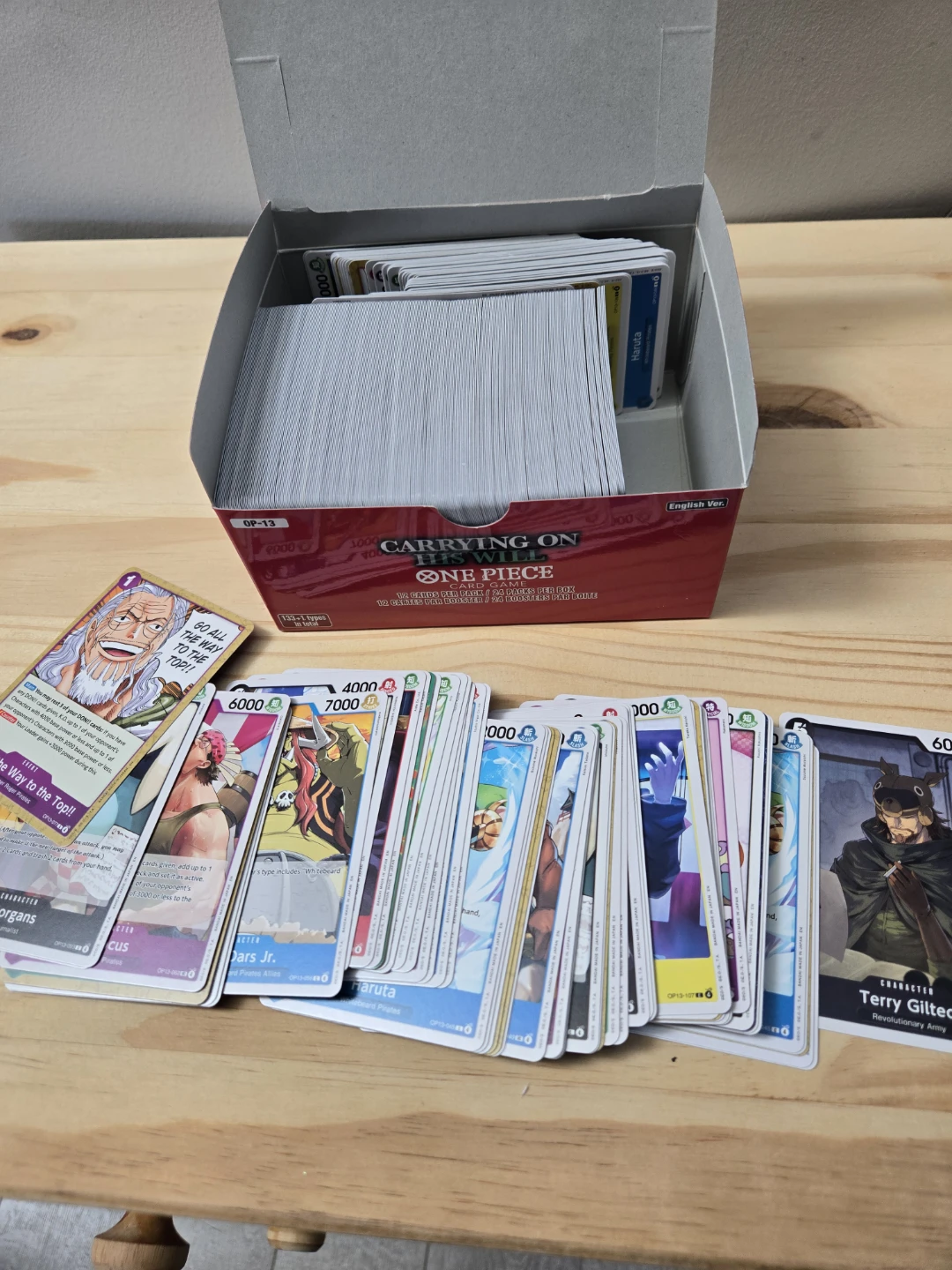 One Piece TCG: Carrying On His Will Booster Box opened - photo 3