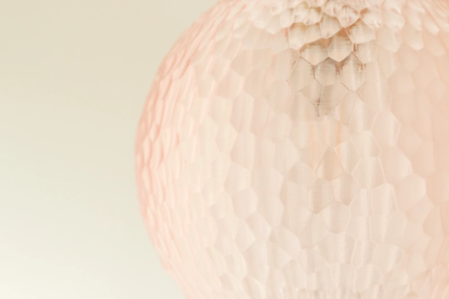 BNIB Hammered Design Lamp Shade 6.0 Pendant Light - Pink - photo 3