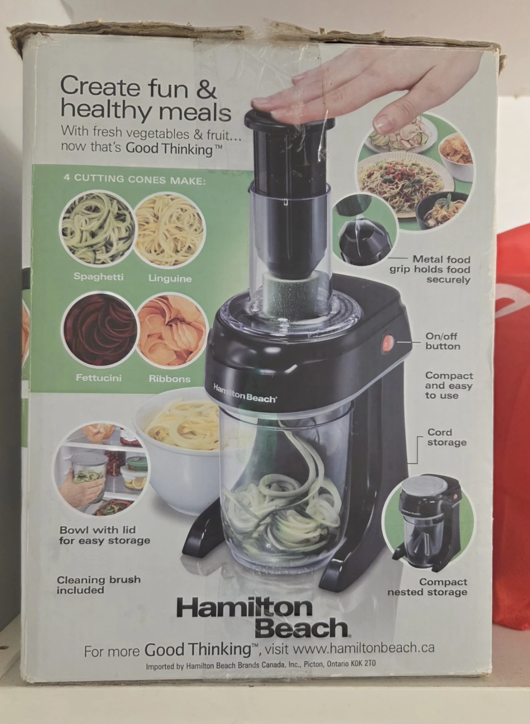 Hamilton Beach 3-in-1 Electric Vegetable Spiralizer