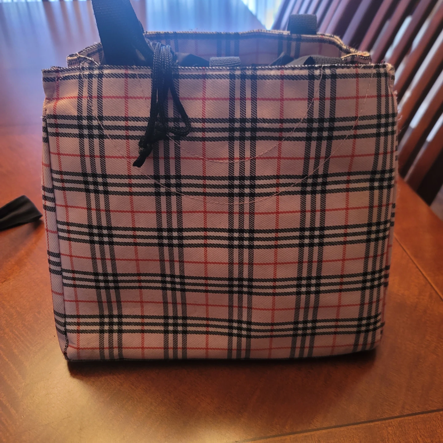 Plaid Lunch Bag