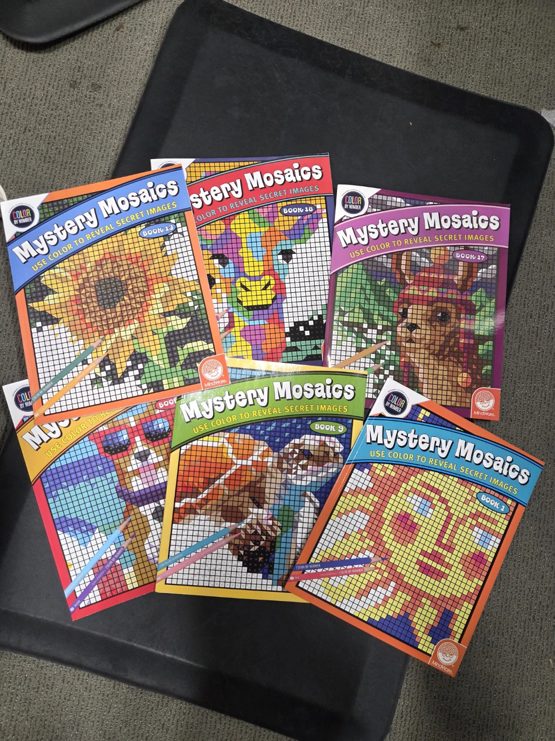 Mystery Mosaics Coloring Books price per piece
