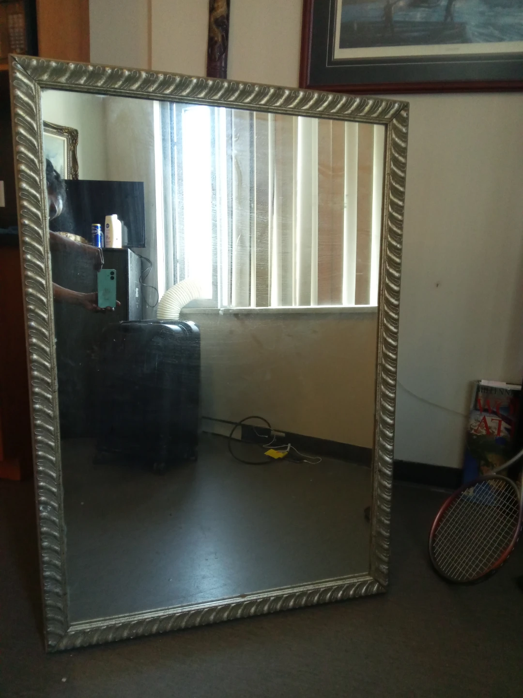 2 Large Decorative Mirror with Ornate Frame