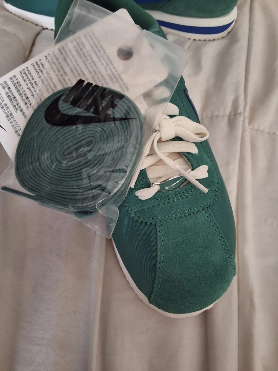 Nike Cortez Green & Blue Sneakers - photo 3