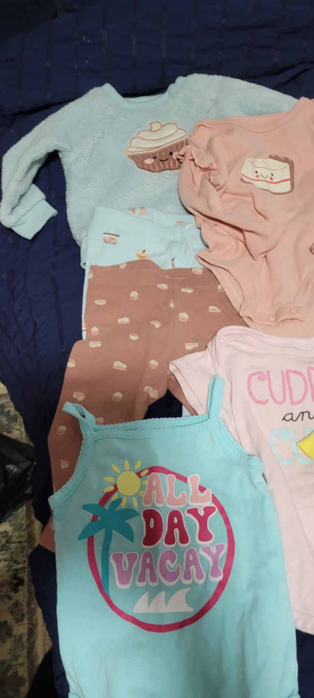 Carter's baby girl clothing bundle 9 months - photo 2